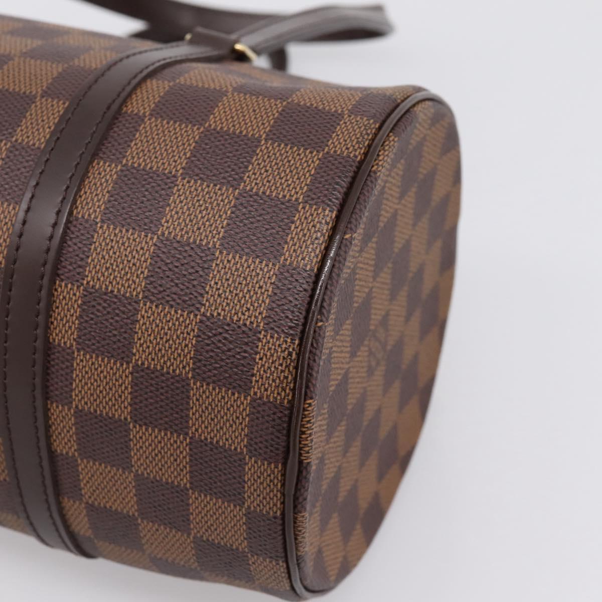 LOUIS VUITTON Damier Ebene Papillon 30 Hand Bag N51303 LV Auth 196760V