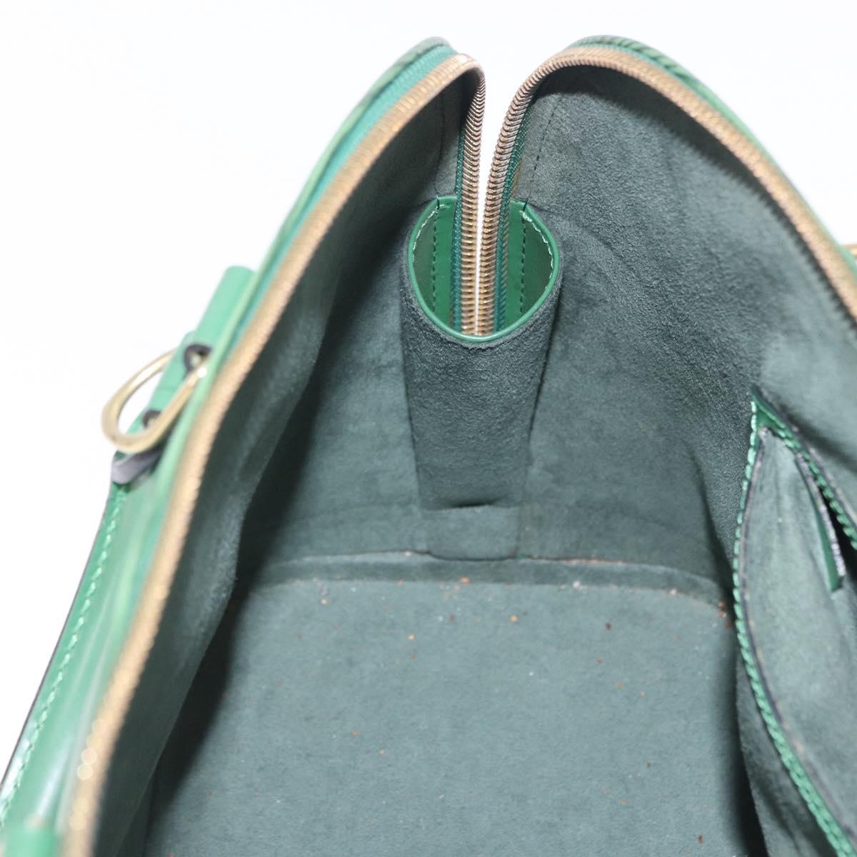 LOUIS VUITTON Epi Alma Hand Bag Borneo Green M52144 LV Auth 196763V