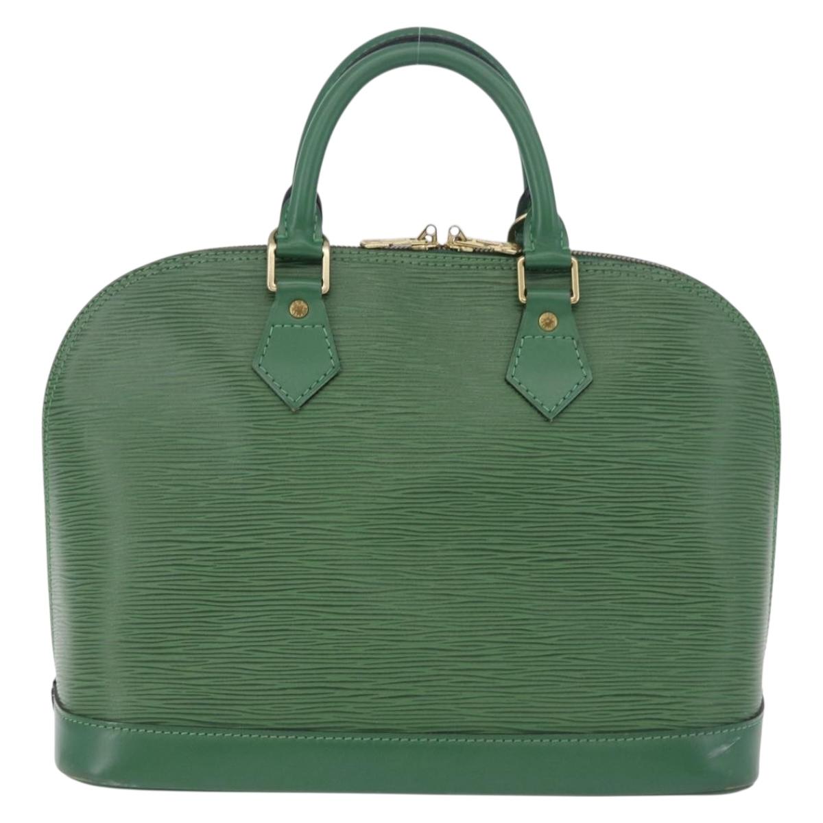 LOUIS VUITTON Epi Alma Hand Bag Borneo Green M52144 LV Auth 196763V