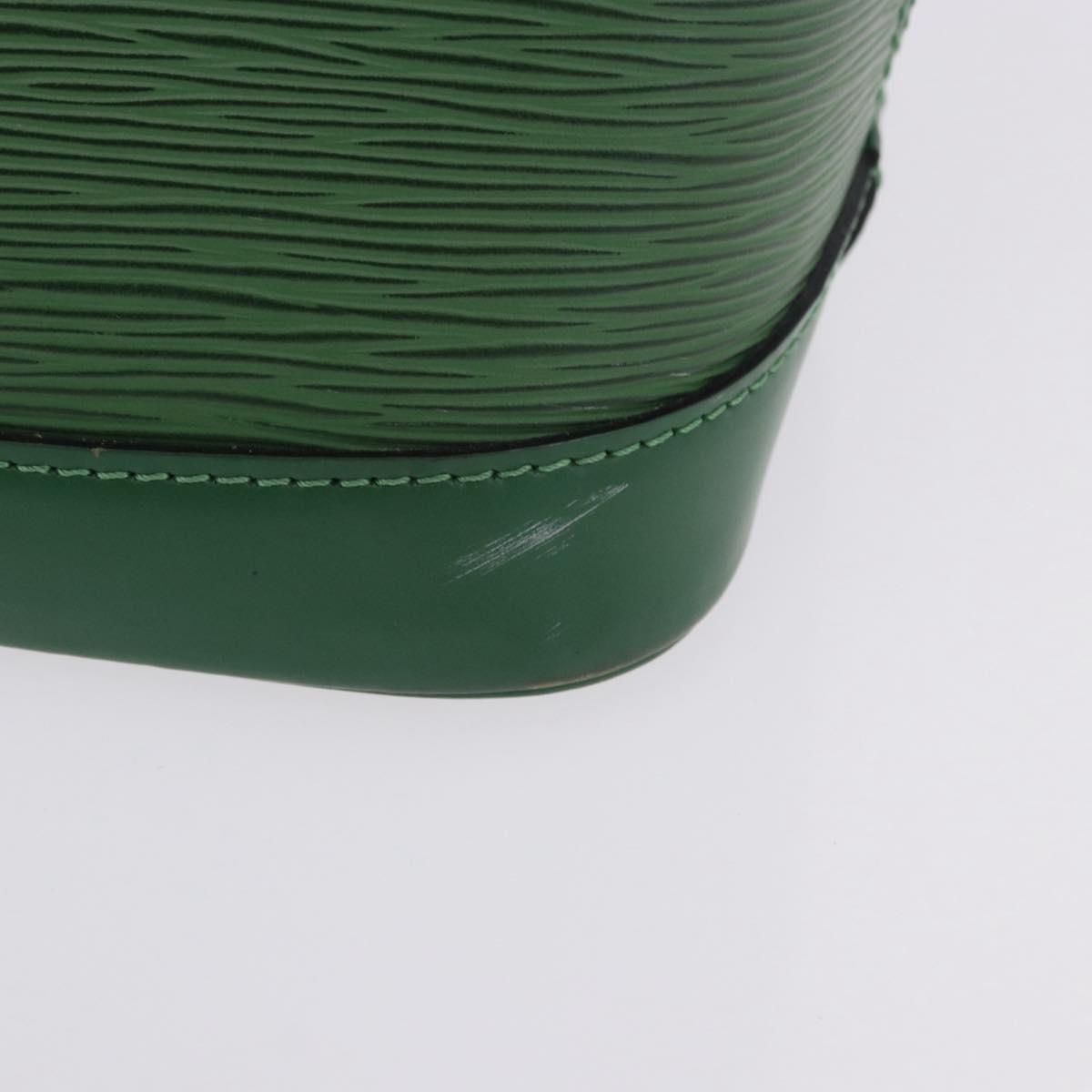 LOUIS VUITTON Epi Alma Hand Bag Borneo Green M52144 LV Auth 196763V