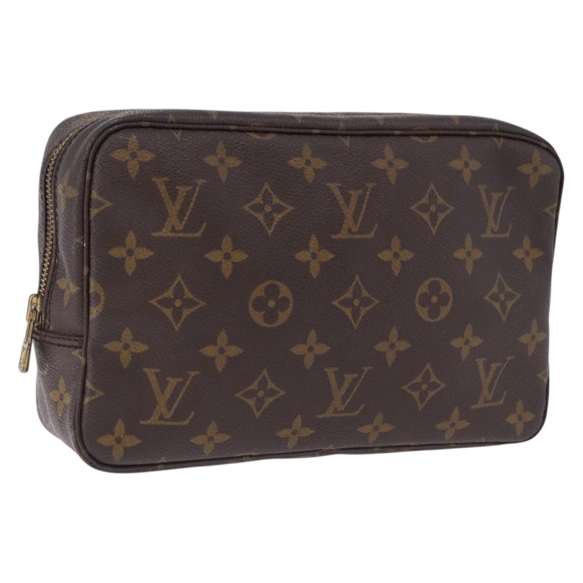 LOUIS VUITTON Monogram Trousse Toilette 23 Clutch Bag M47524 LV Auth 196775A