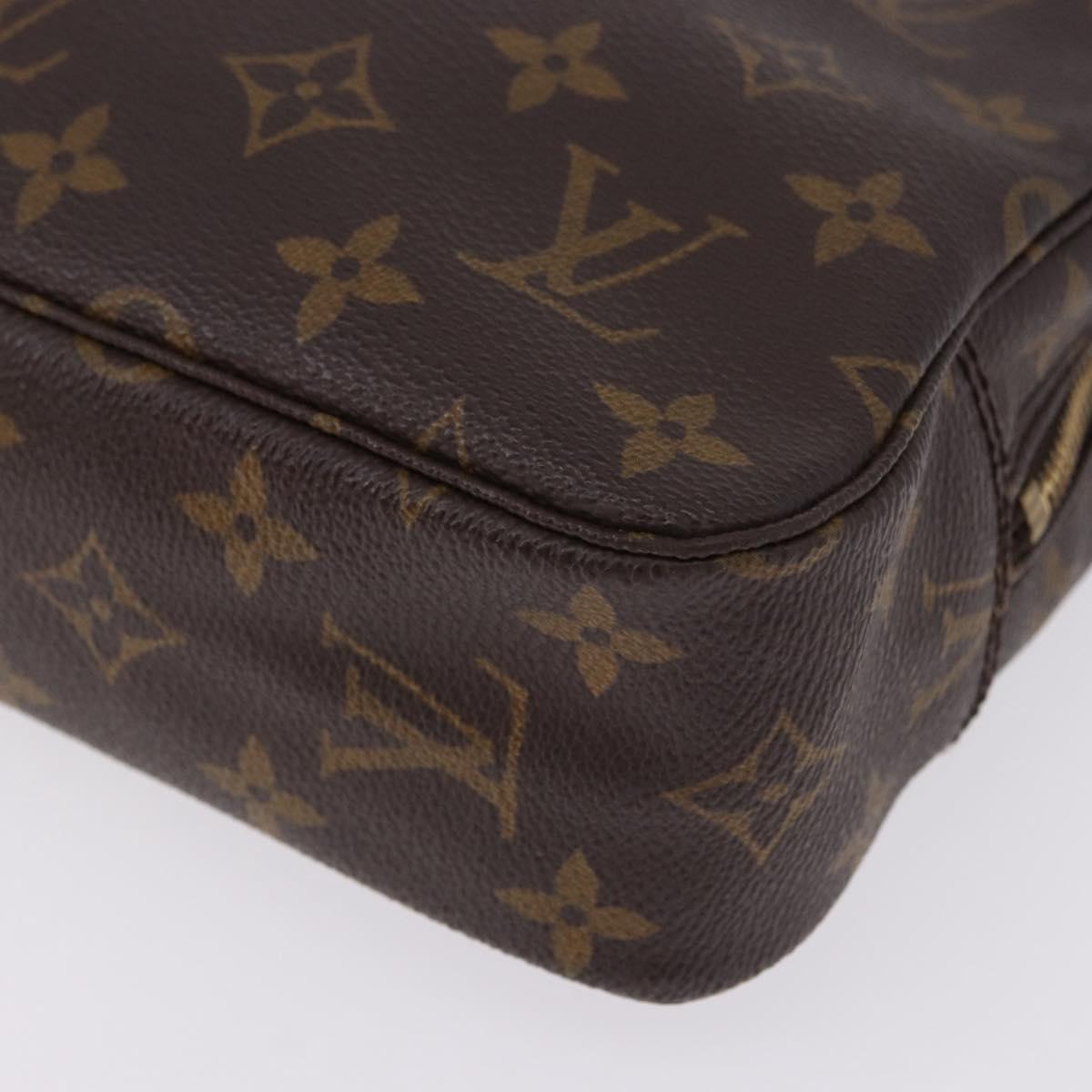 LOUIS VUITTON Monogram Trousse Toilette 23 Clutch Bag M47524 LV Auth 196775A