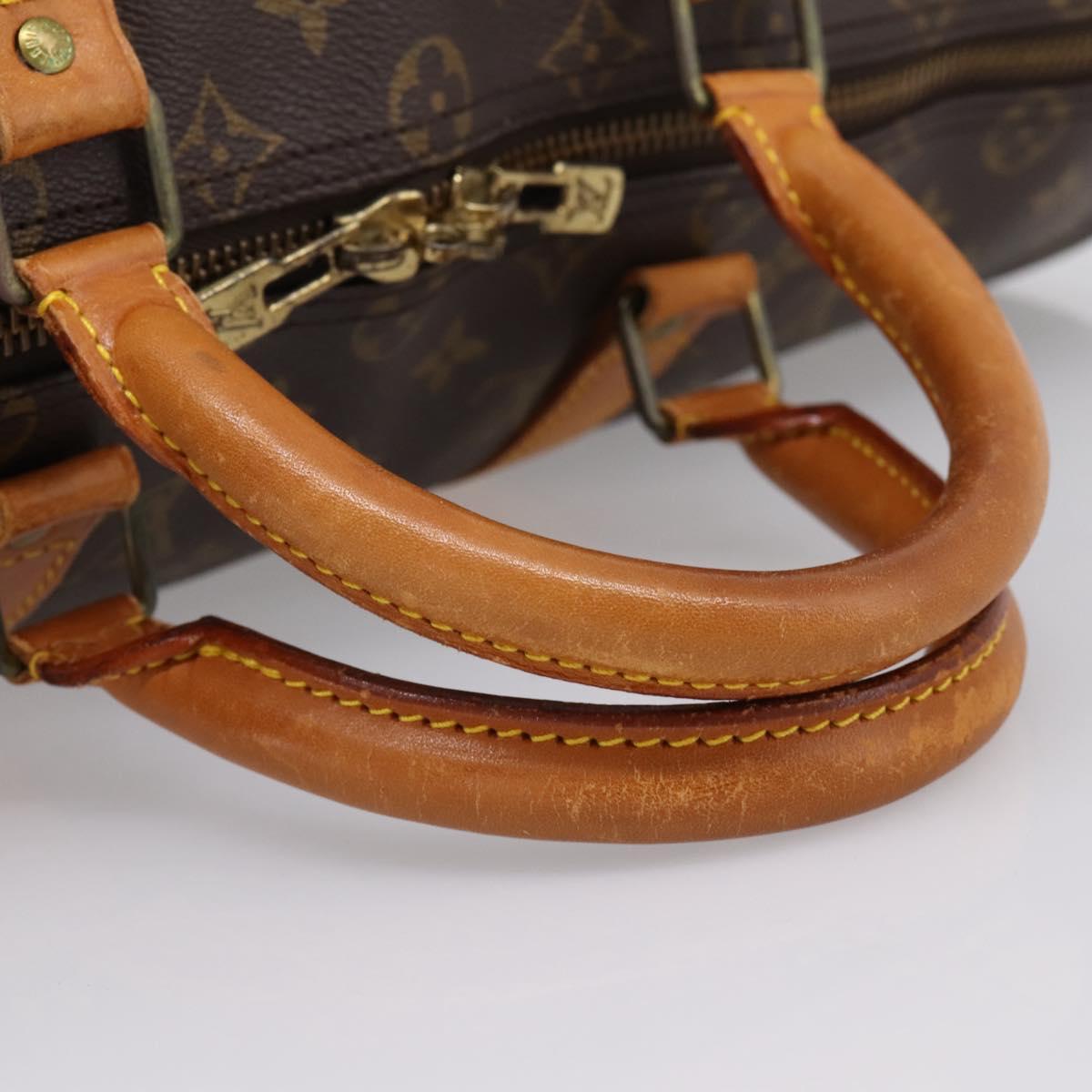 LOUIS VUITTON Monogram Keepall 50 Boston Bag M41426 LV Auth 196778