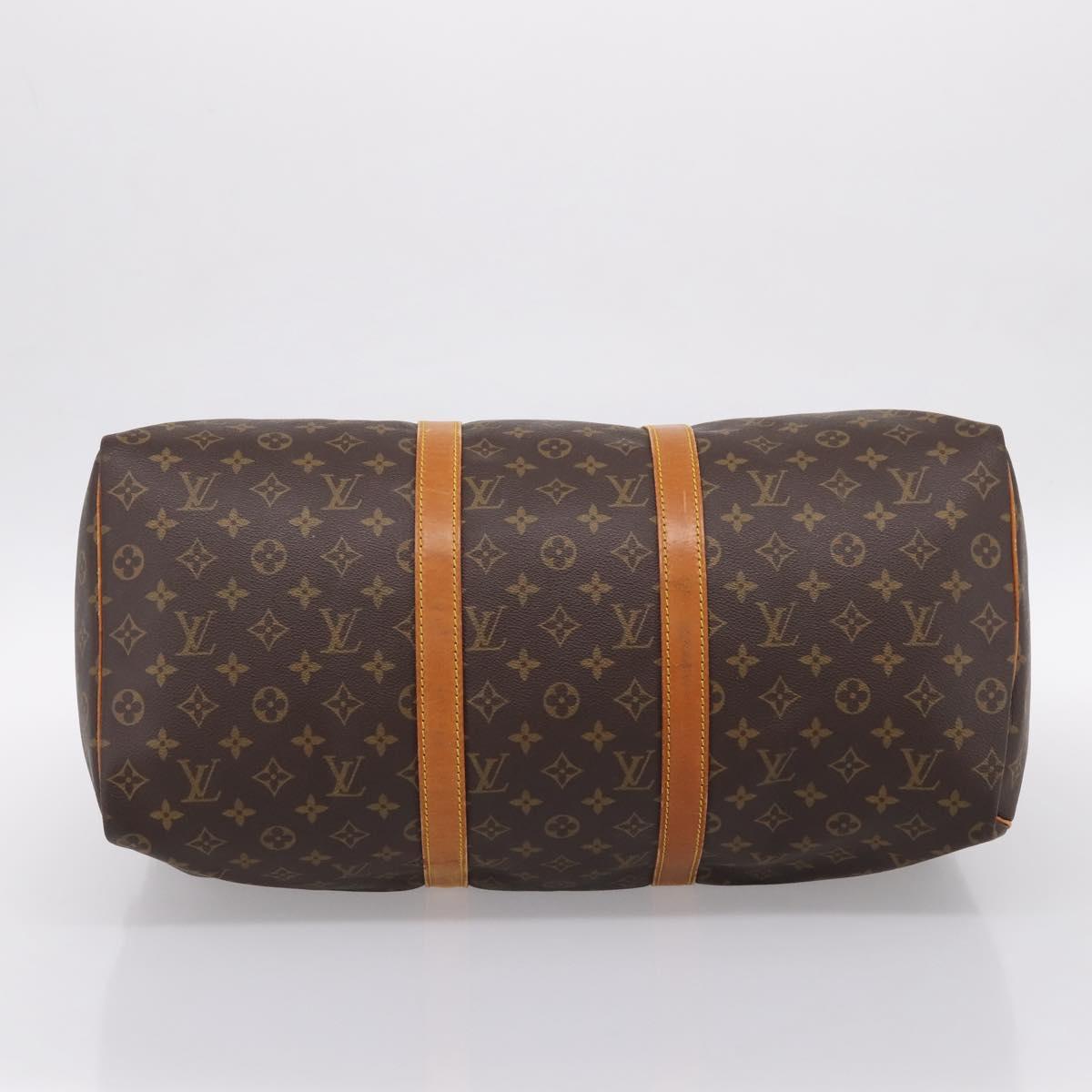 LOUIS VUITTON Monogram Keepall 50 Boston Bag M41426 LV Auth 196778