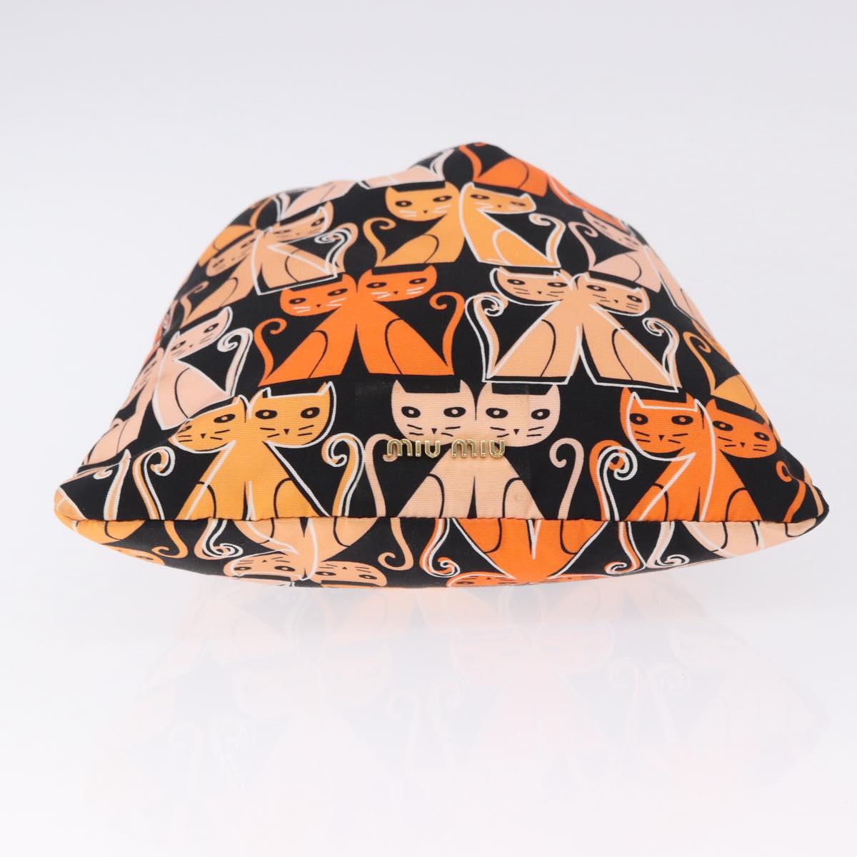 Miu Miu Purse Pouch Nylon Orange Auth 196784V