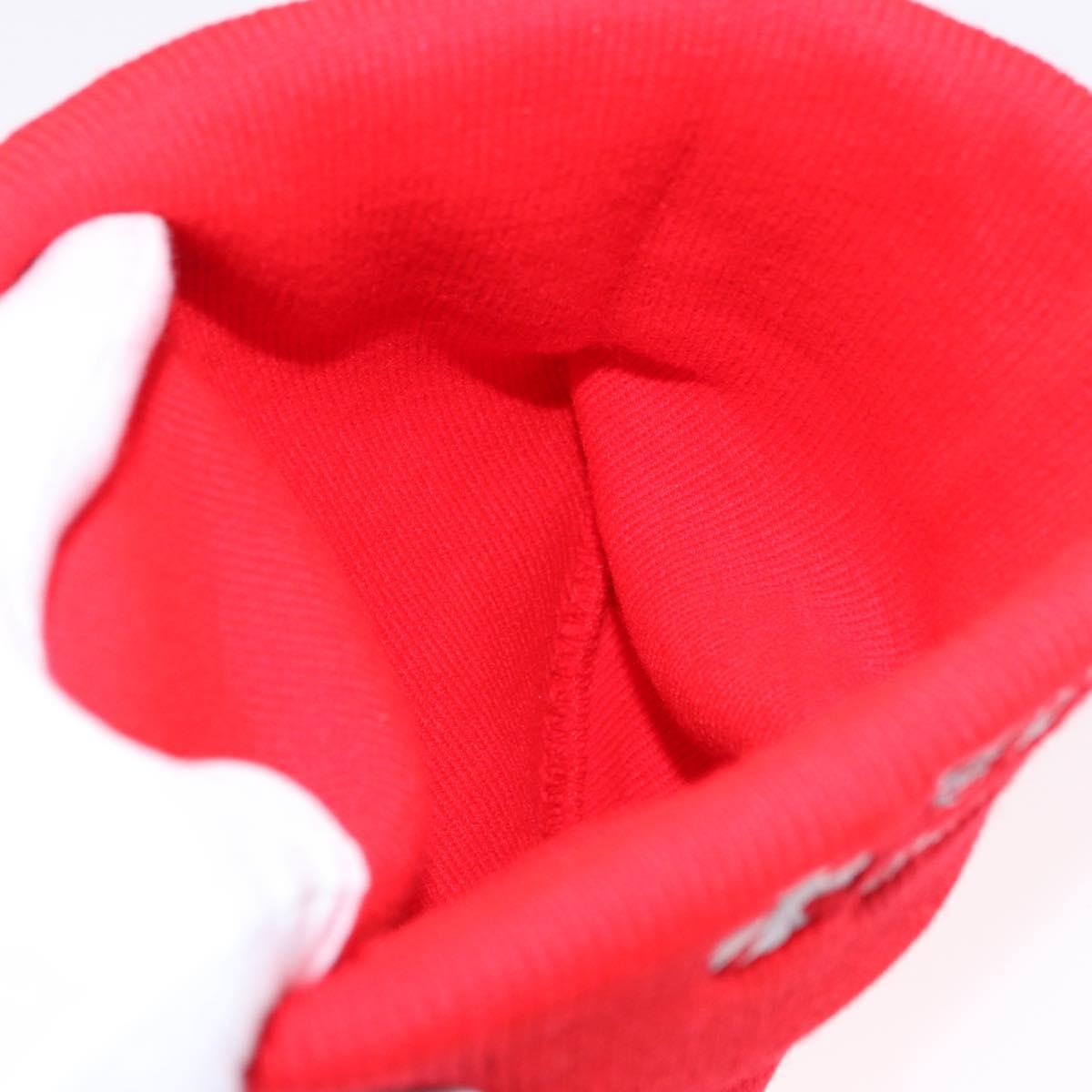 Chrome Hearts Knitted Fabrics Cap Wool Red Auth 196785M