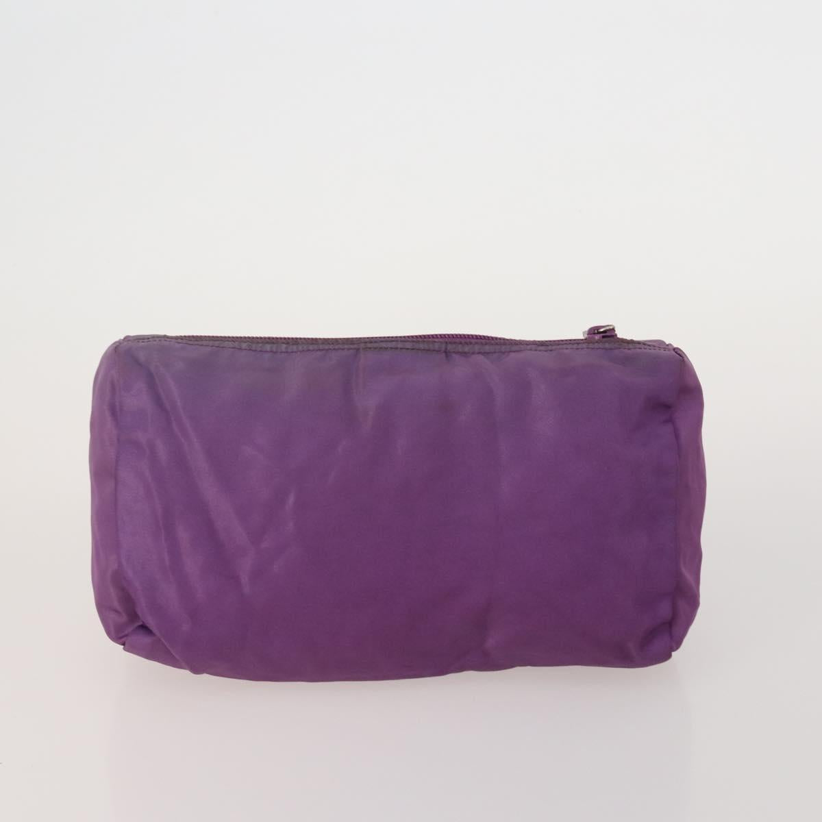 PRADA Hand Bag Nylon 3 Set Yellow Purple black Auth 196792