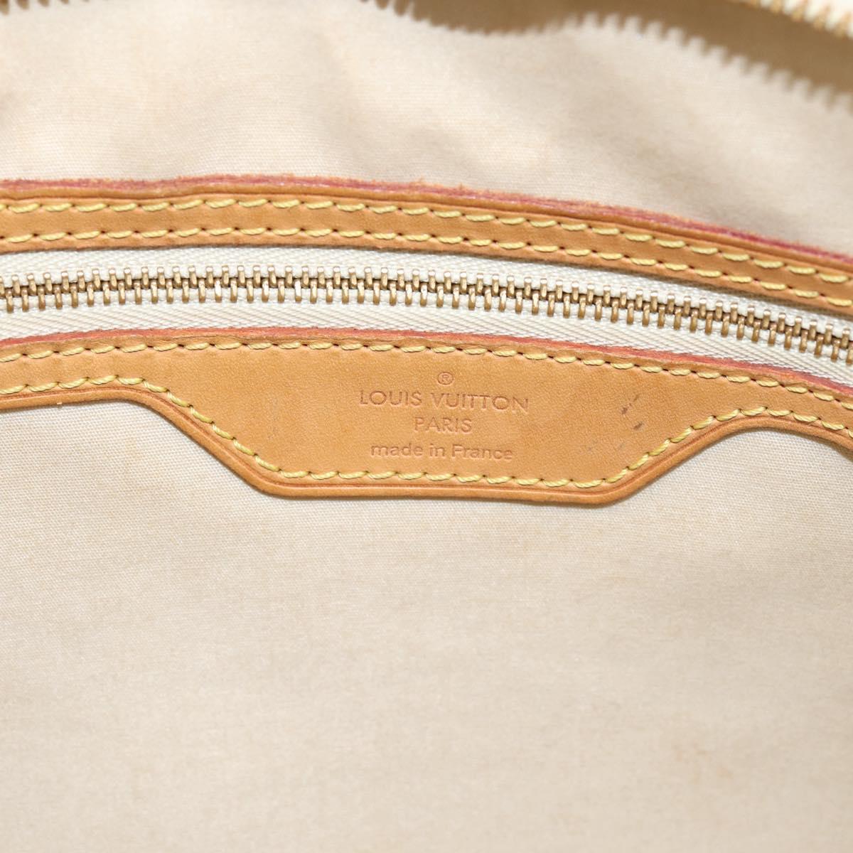 LOUIS VUITTON Monogram Vernis Blair MM Hand Bag Beige M90180 LV Auth 196794