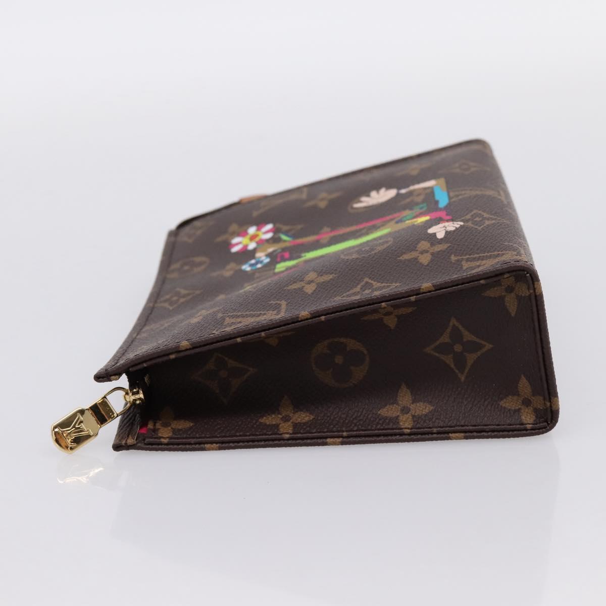 LOUIS VUITTON Monogram Panda Trio Posh Toilette Bag M13762 LV Auth 196797SM