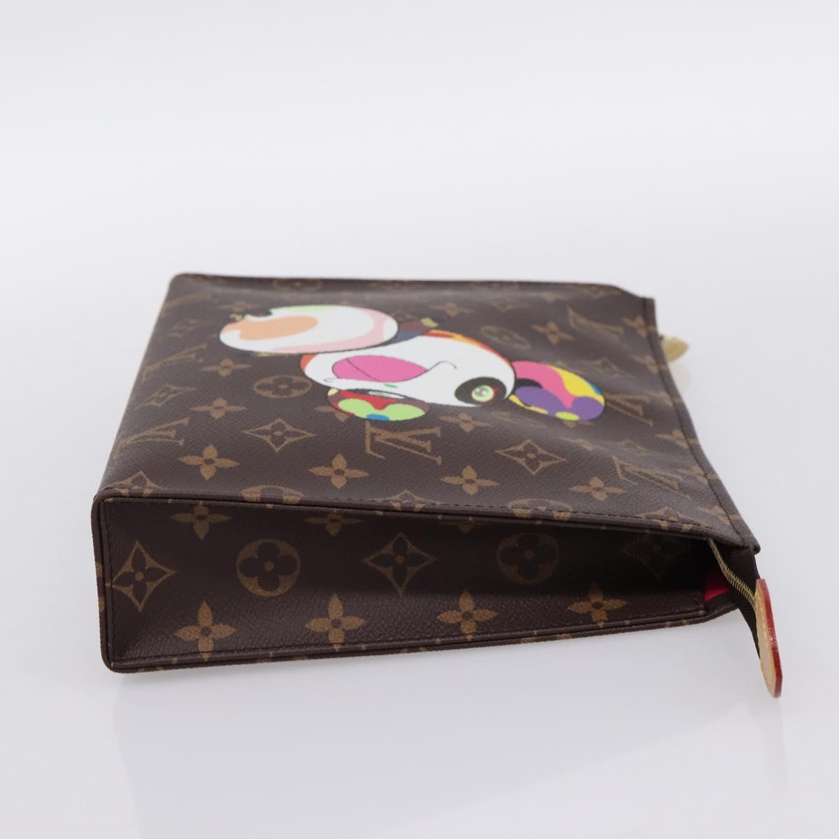 LOUIS VUITTON Monogram Panda Trio Posh Toilette Bag M13762 LV Auth 196797SM