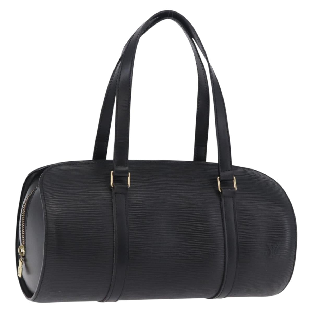 LOUIS VUITTON Epi Soufflot Hand Bag Black M52222 LV Auth 196800V