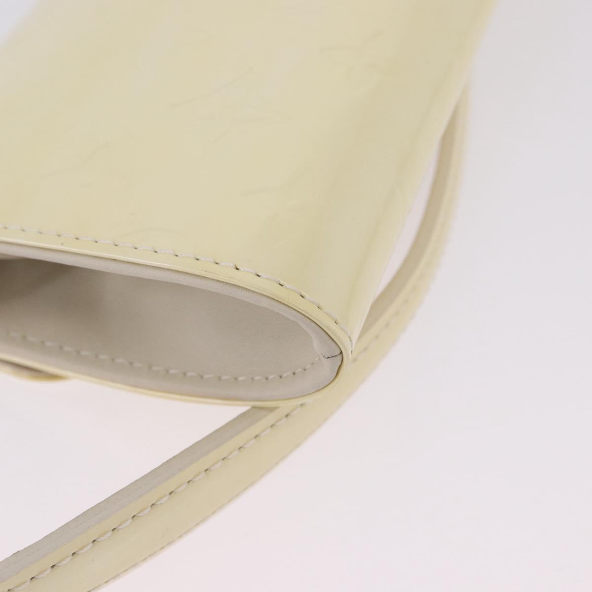LOUIS VUITTON Monogram Vernis Sunset Bluebird Bag Perle M93541 LV Auth 196803A