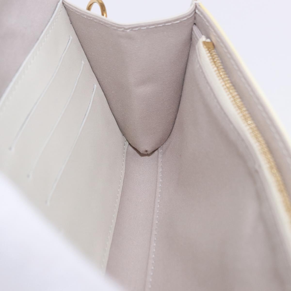 LOUIS VUITTON Monogram Vernis Sunset Bluebird Bag Perle M93541 LV Auth 196803A