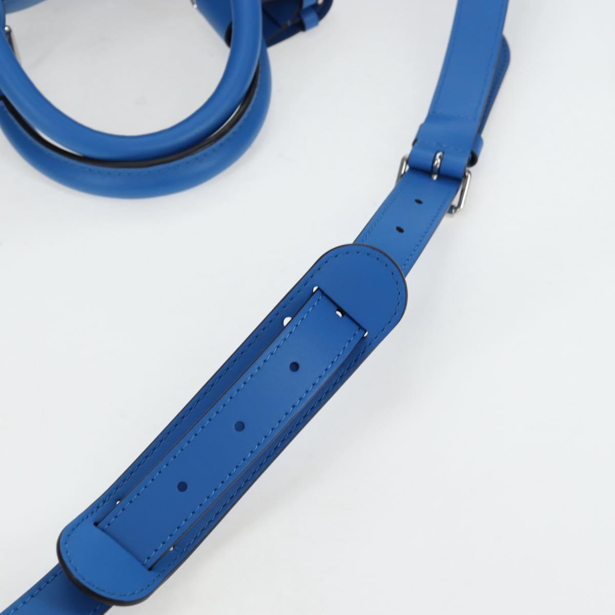 LOUIS VUITTON Epi 2018 FIFA Keepall Bandouliere 50 Bag Blue M52120 Auth 196804SM