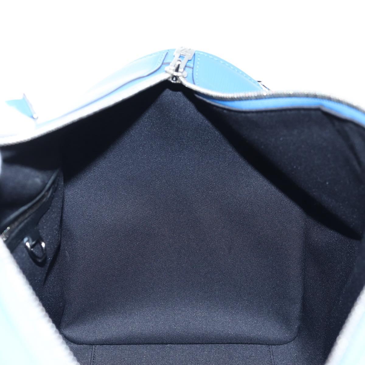 LOUIS VUITTON Epi 2018 FIFA Keepall Bandouliere 50 Bag Blue M52120 Auth 196804SM