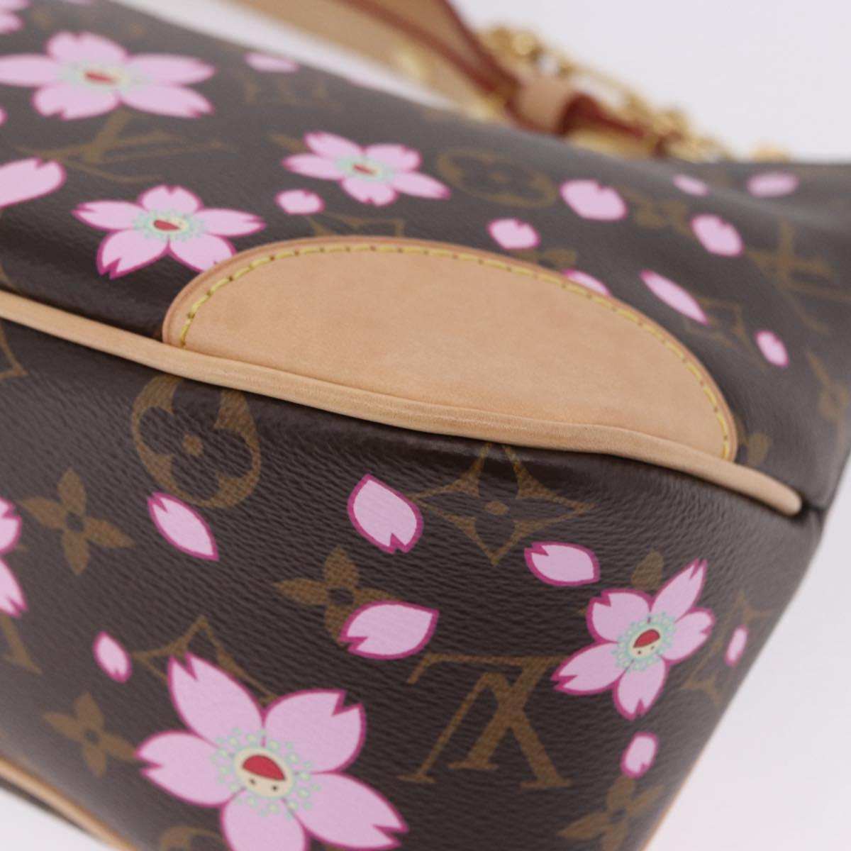 LOUIS VUITTON Monogram Cherry Blossom Boulogne PM Bag M13265 LV Auth 196809SM