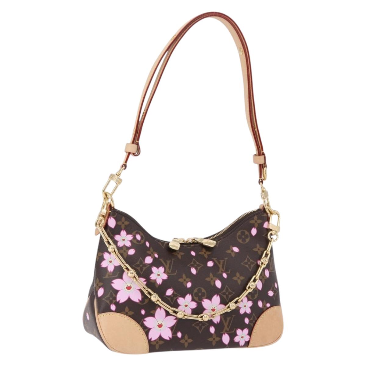 LOUIS VUITTON Monogram Cherry Blossom Boulogne PM Bag M13265 LV Auth 196809SM