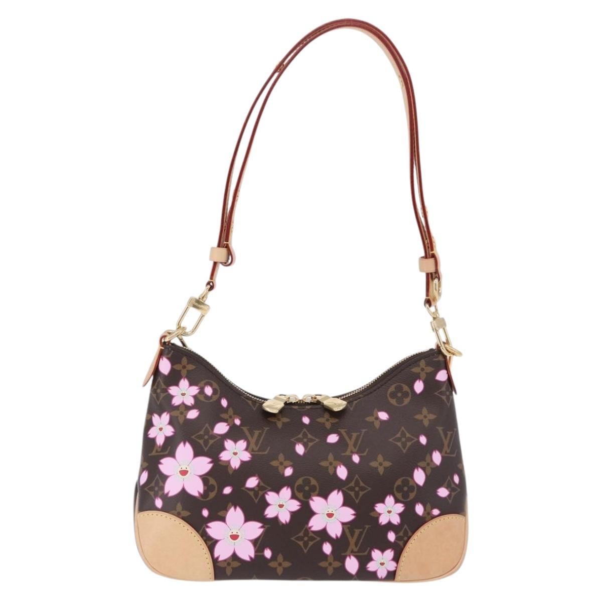 LOUIS VUITTON Monogram Cherry Blossom Boulogne PM Bag M13265 LV Auth 196809SM