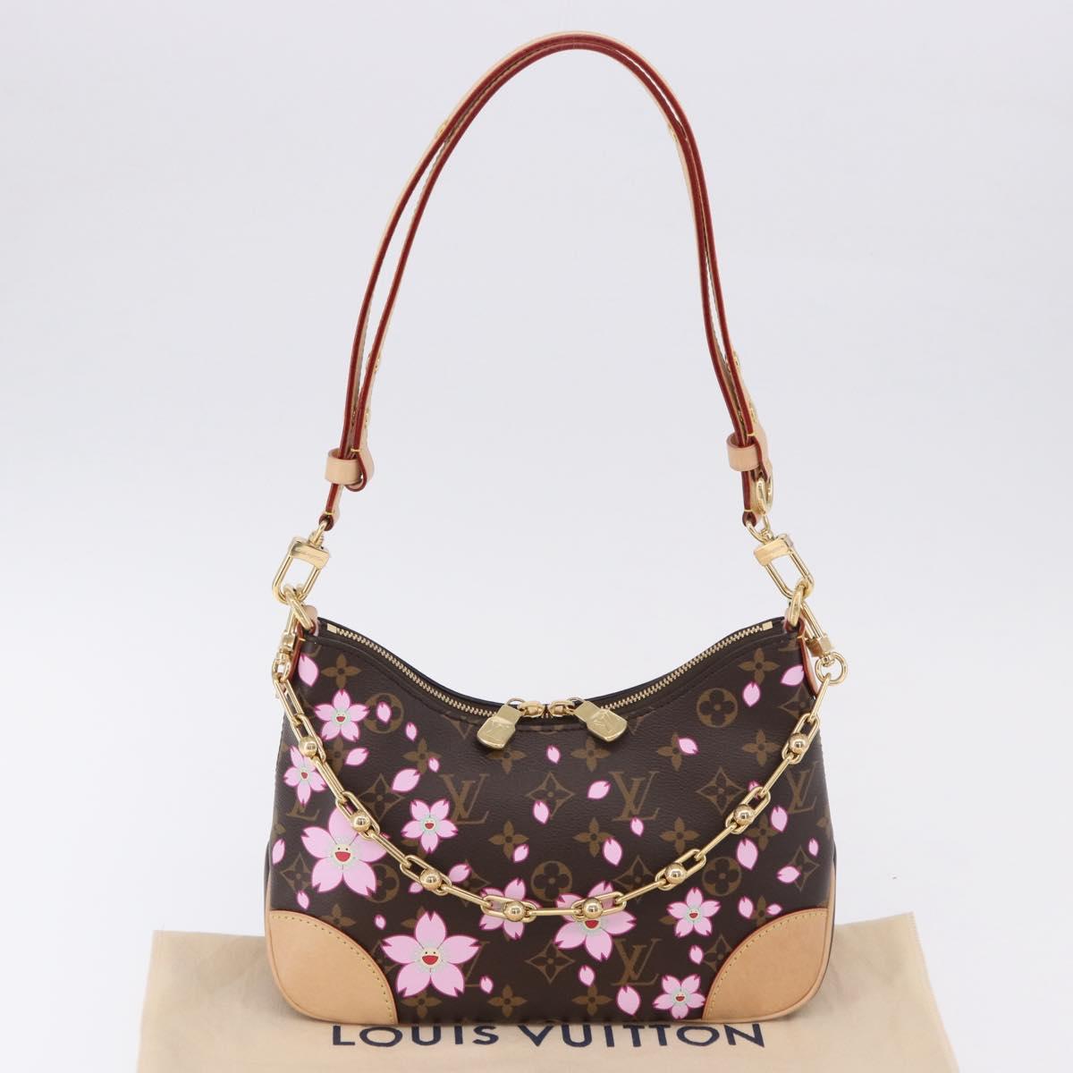 LOUIS VUITTON Monogram Cherry Blossom Boulogne PM Bag M13265 LV Auth 196809SM