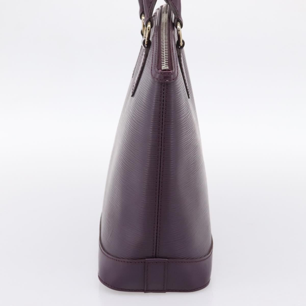 LOUIS VUITTON Epi Lockit PM Hand Bag Purple Cassis M4229K LV Auth 196814V