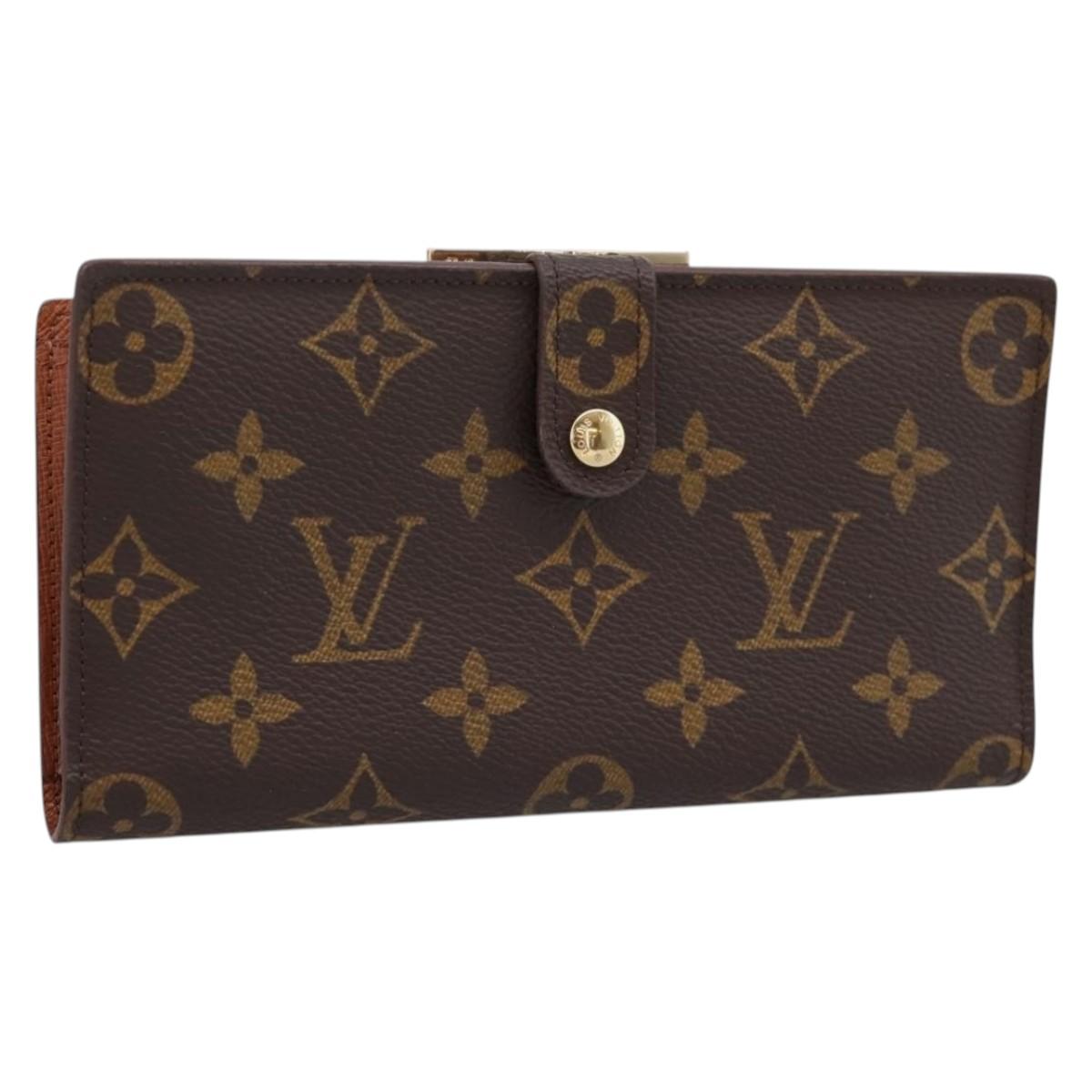 LOUIS VUITTON Monogram Continental Clutch Wallet T61217 LV Auth 196823A