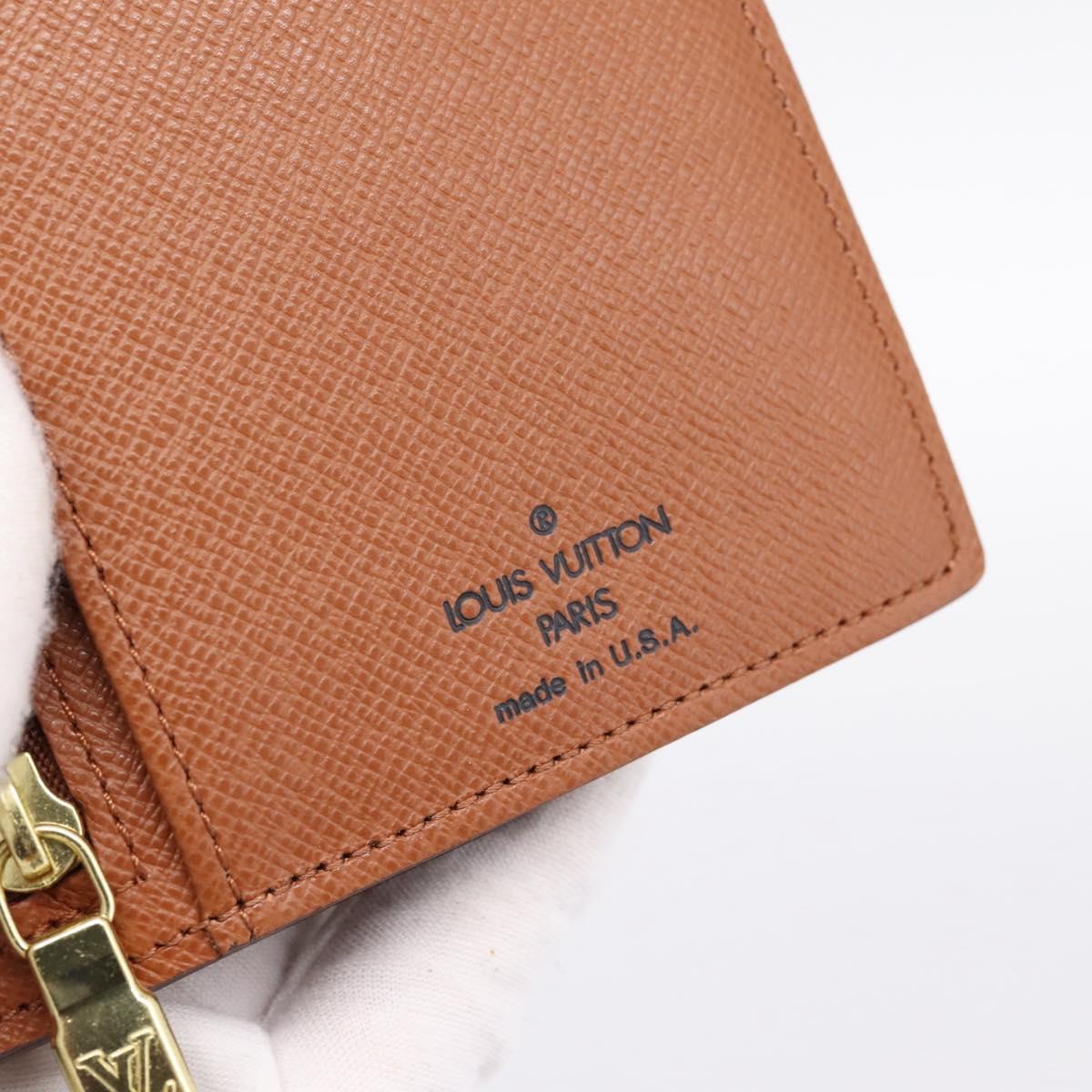 LOUIS VUITTON Monogram Continental Clutch Wallet T61217 LV Auth 196823A