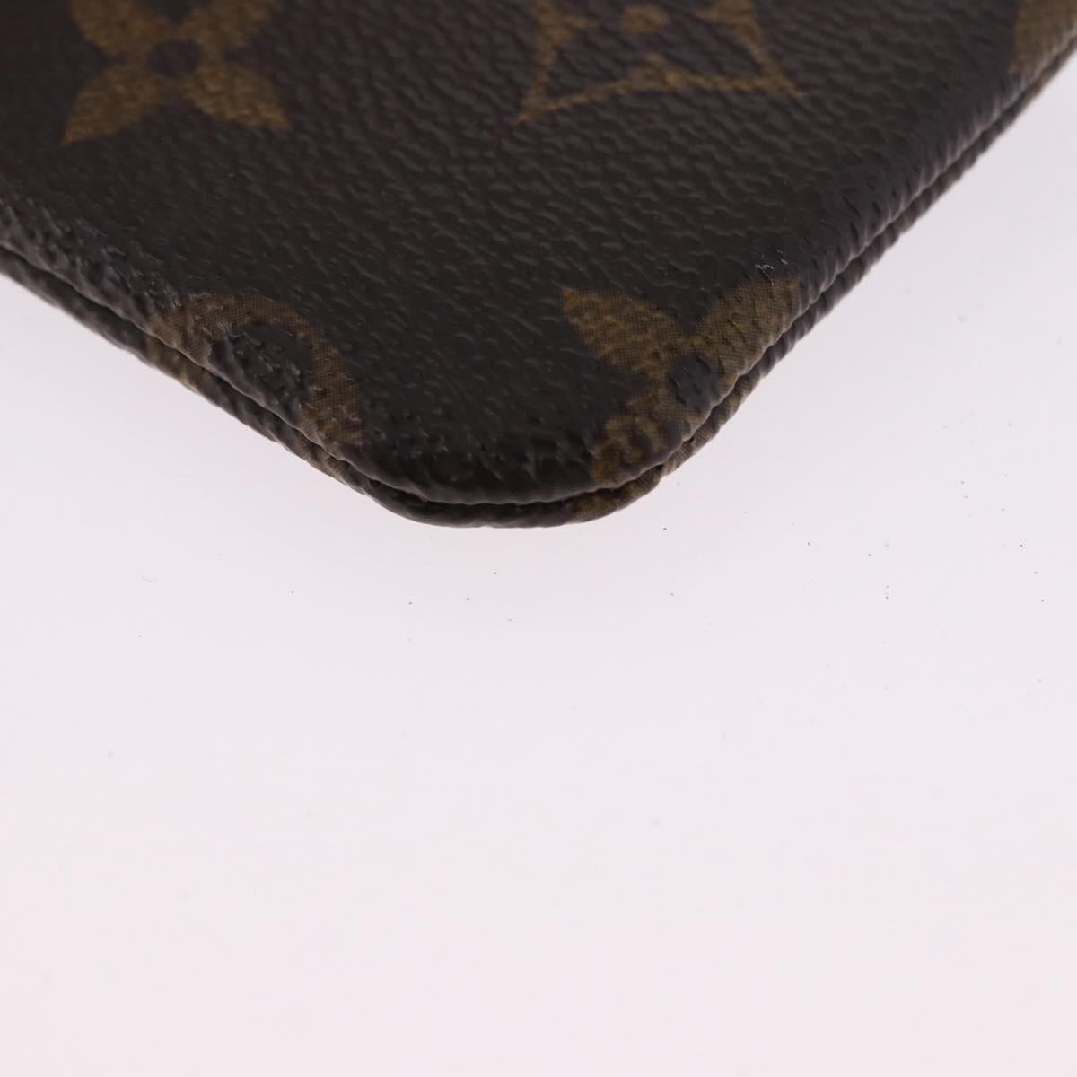 LOUIS VUITTON Monogram Pochette Cles Coin Purse M60033 LV Auth 196825
