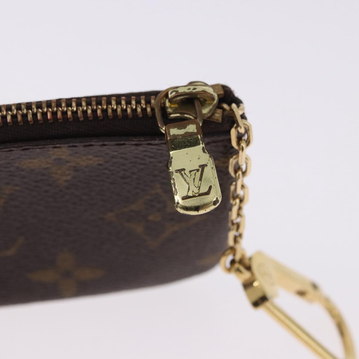 LOUIS VUITTON Monogram Pochette Cles Coin Purse M60033 LV Auth 196825