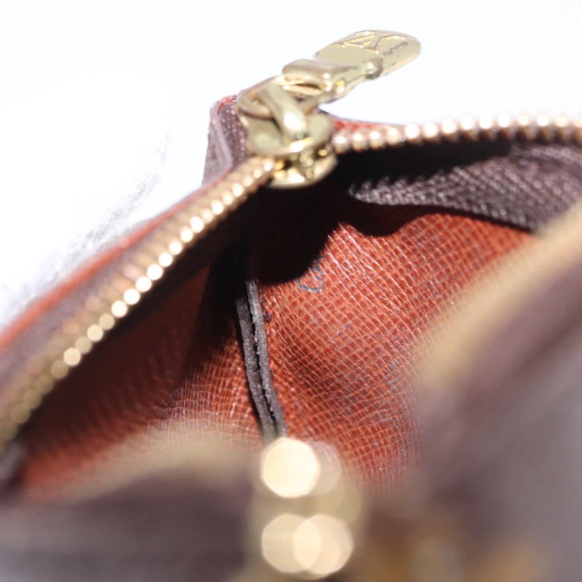 LOUIS VUITTON Monogram Pochette Cles Coin Purse M60033 LV Auth 196825