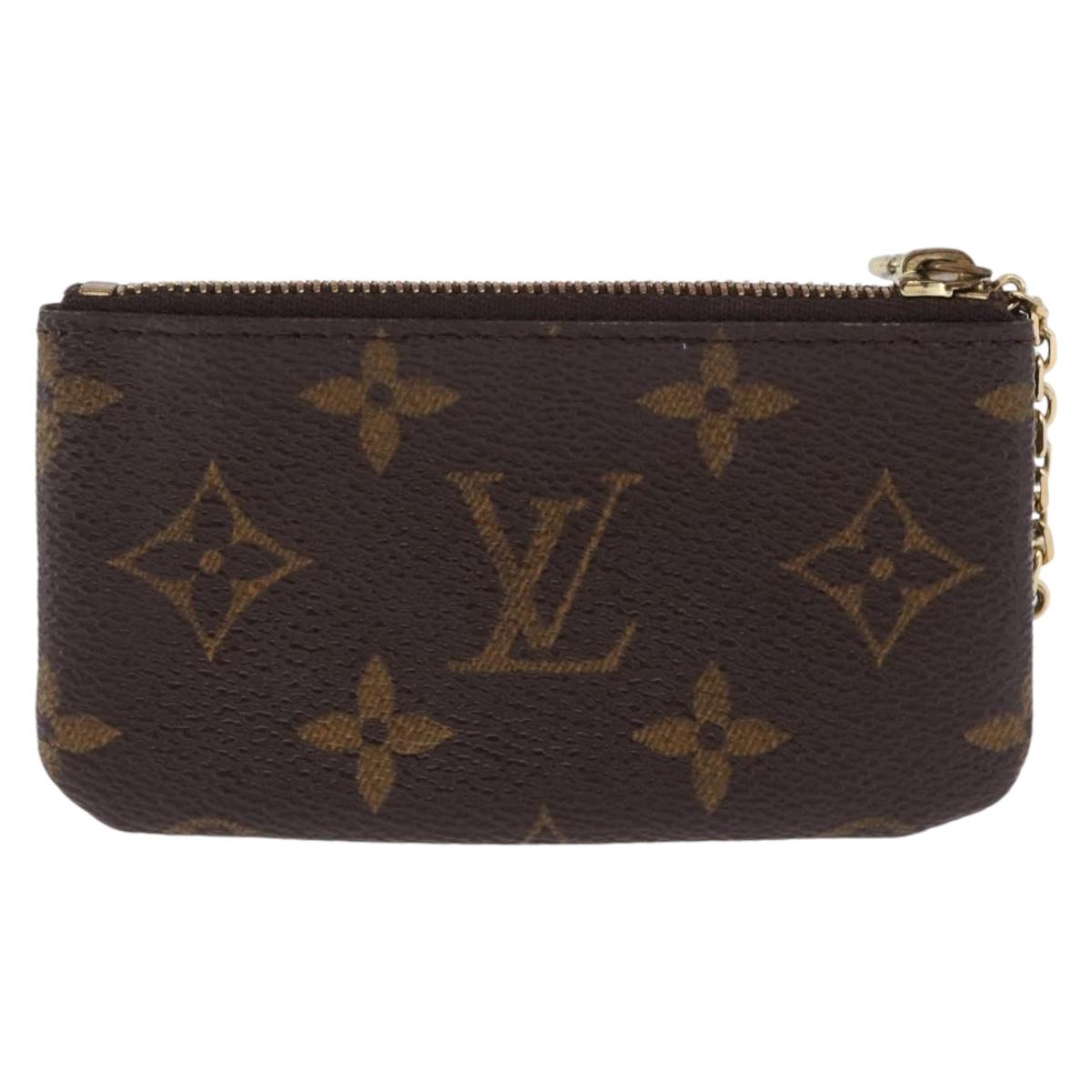 LOUIS VUITTON Monogram Pochette Cles Coin Purse M60033 LV Auth 196825