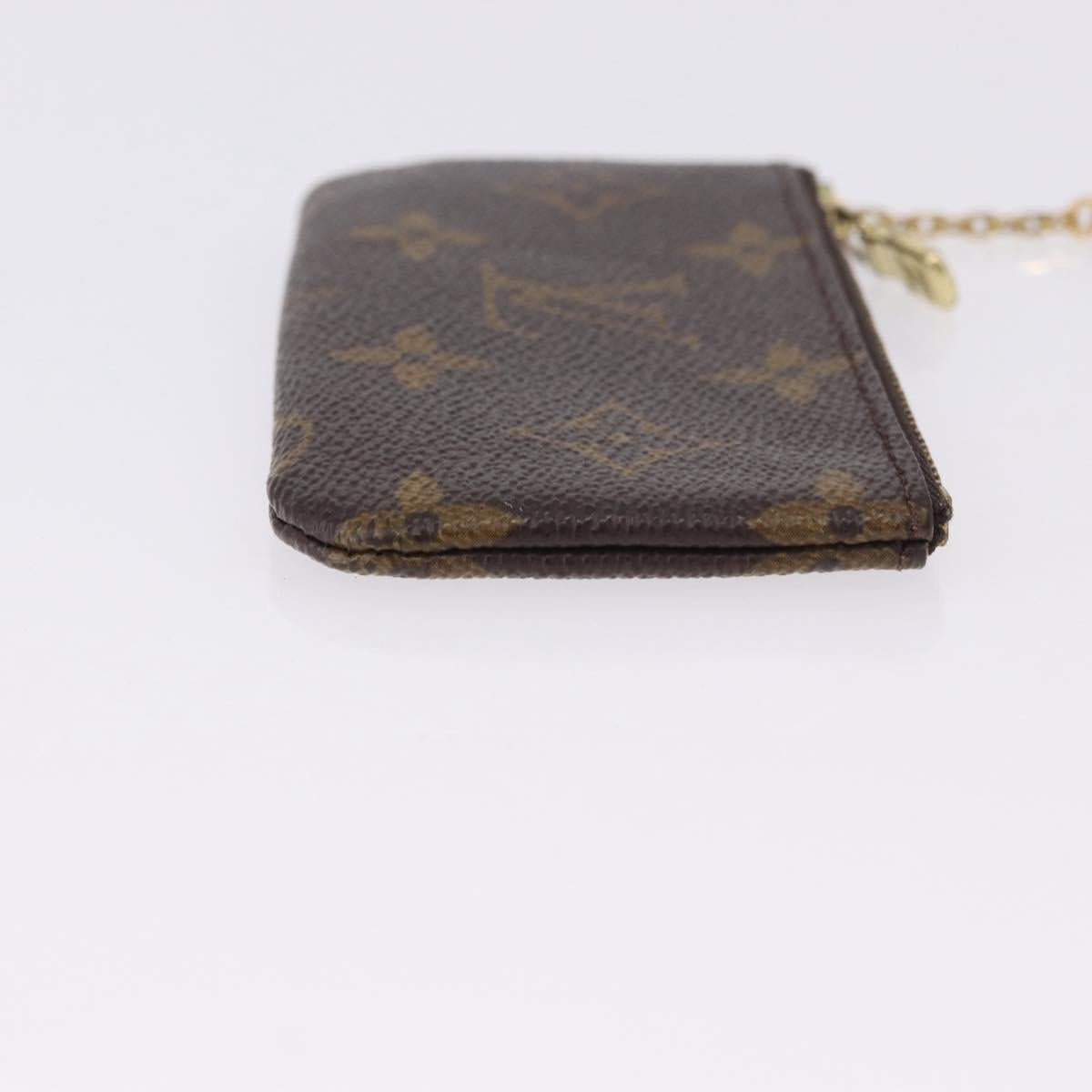 LOUIS VUITTON Monogram Pochette Cles Coin Purse M60033 LV Auth 196825