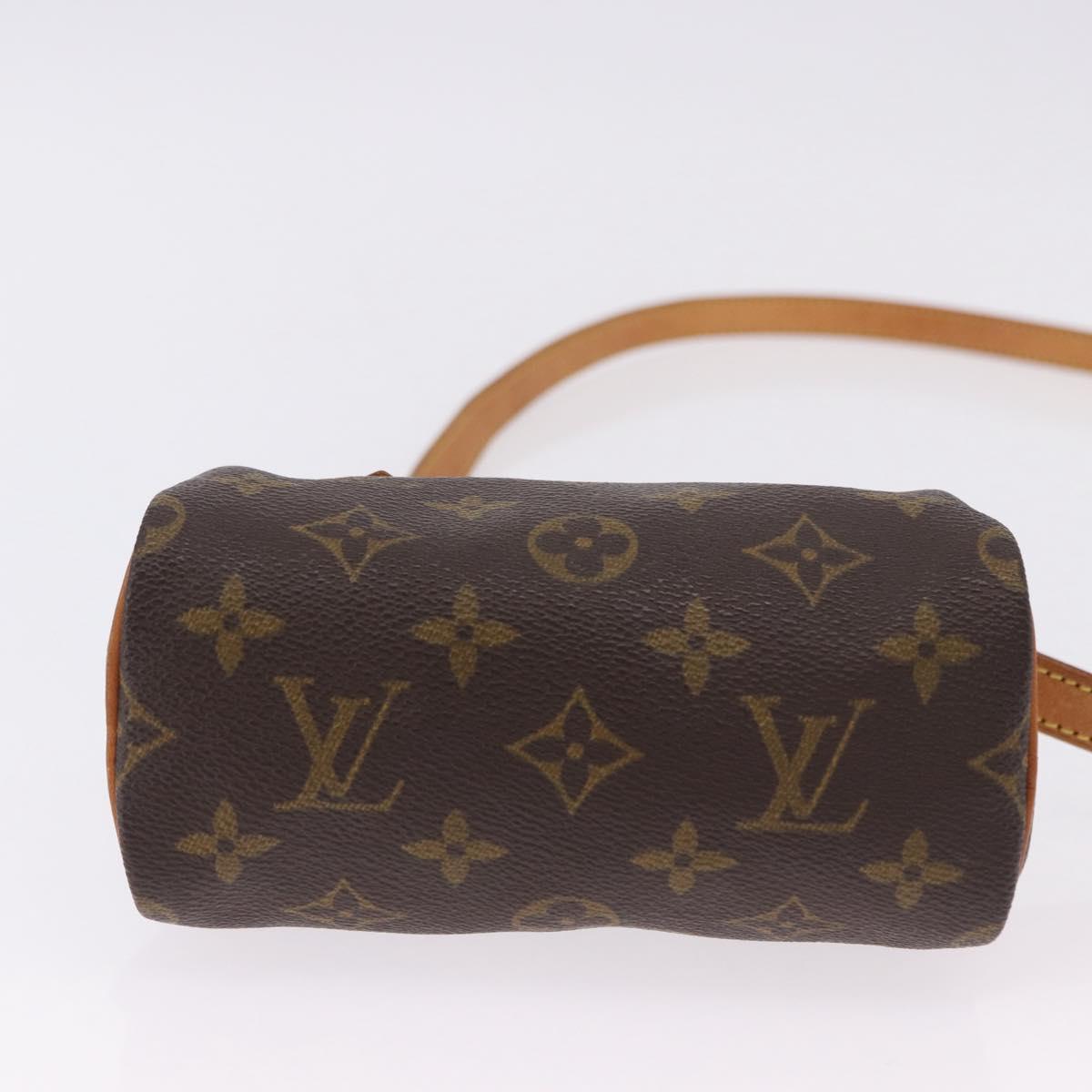 LOUIS VUITTON Monogram Mini Speedy Hand Bag M41534 LV Auth 196836V