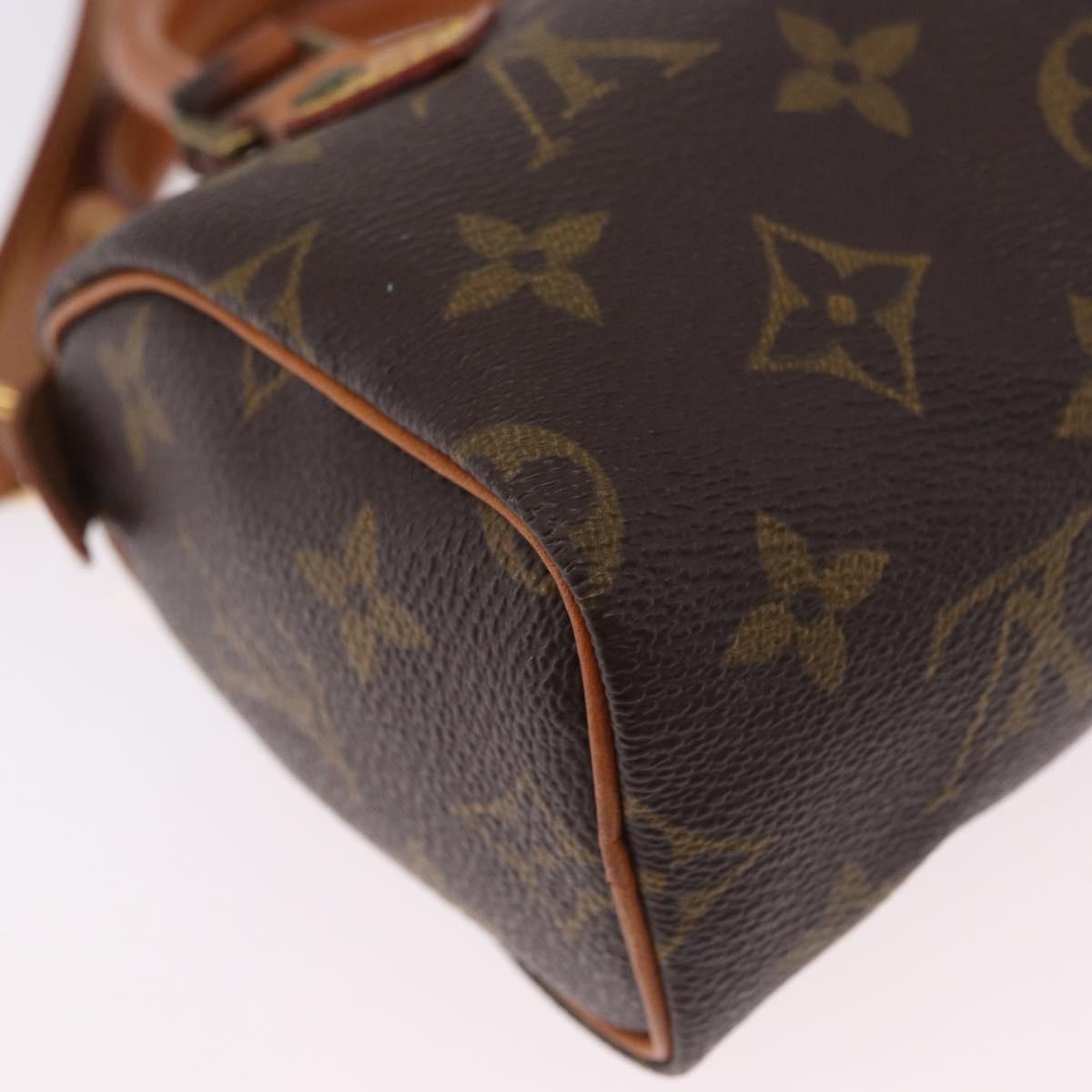 LOUIS VUITTON Monogram Mini Speedy Hand Bag M41534 LV Auth 196836V