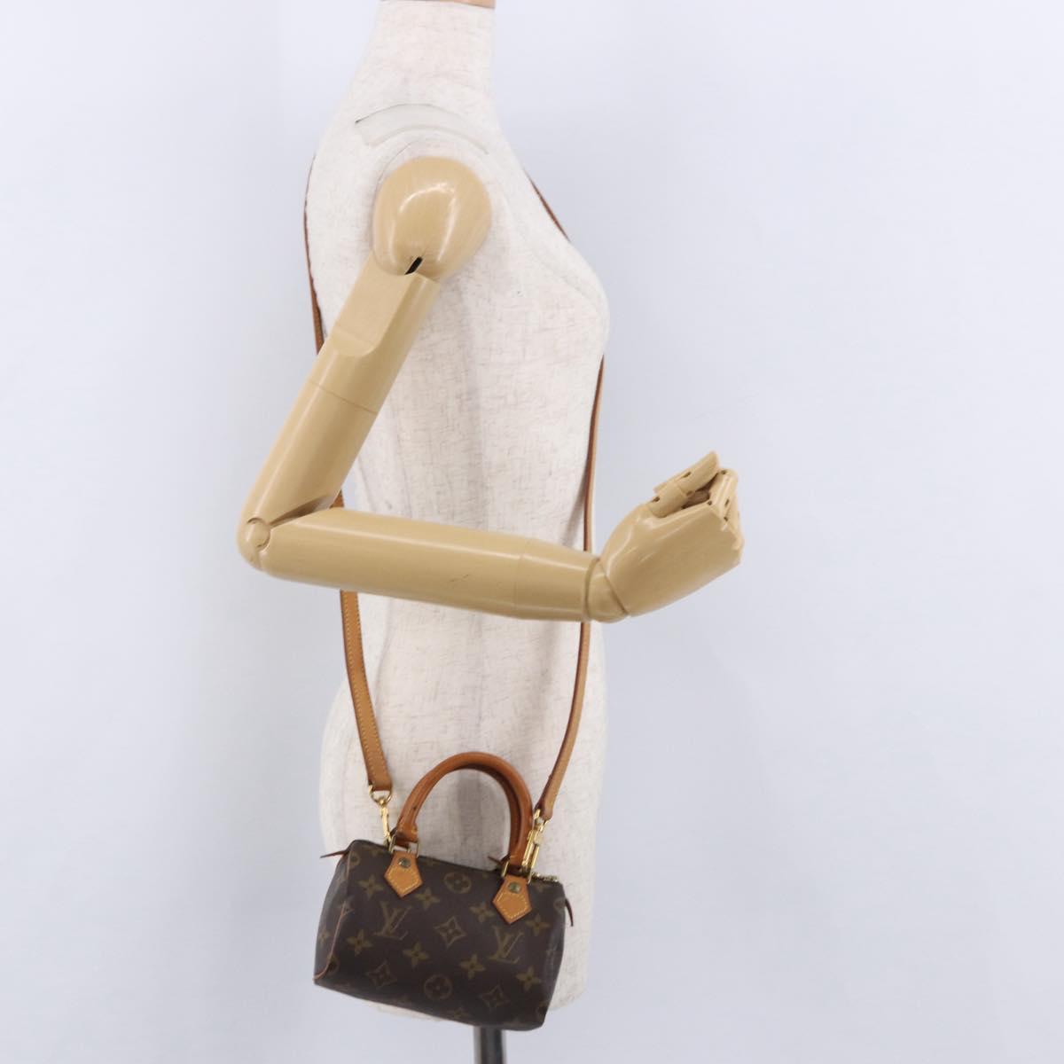 LOUIS VUITTON Monogram Mini Speedy Hand Bag M41534 LV Auth 196836V