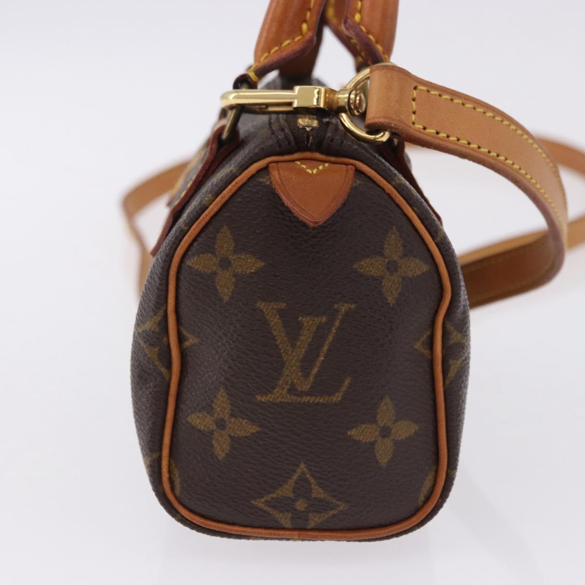 LOUIS VUITTON Monogram Mini Speedy Hand Bag M41534 LV Auth 196836V