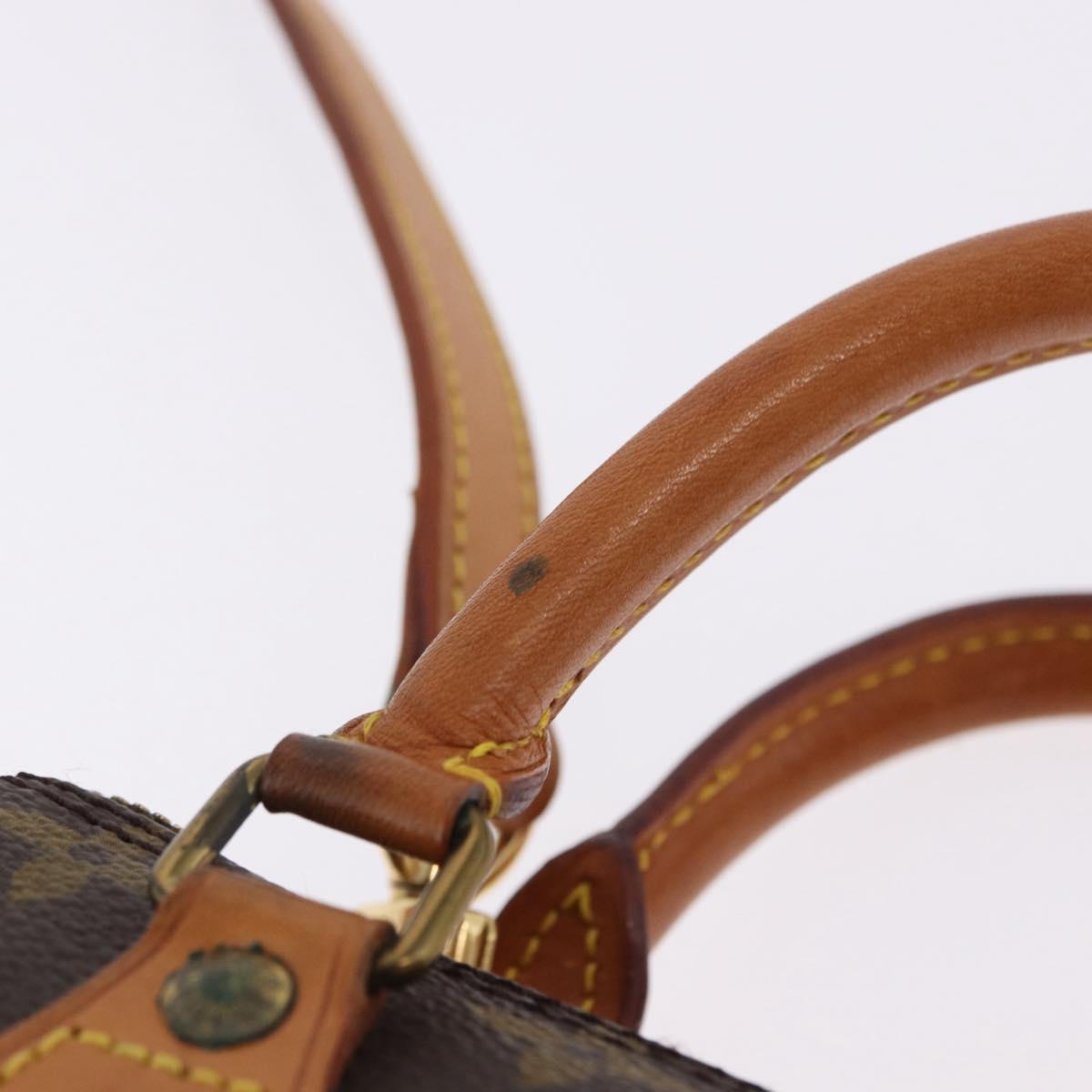 LOUIS VUITTON Monogram Mini Speedy Hand Bag M41534 LV Auth 196836V