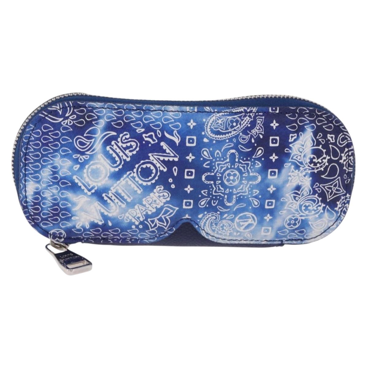 LOUIS VUITTON Monogram Bandana Etui Lunet GM Glasses Case GI0764 Auth 196838M