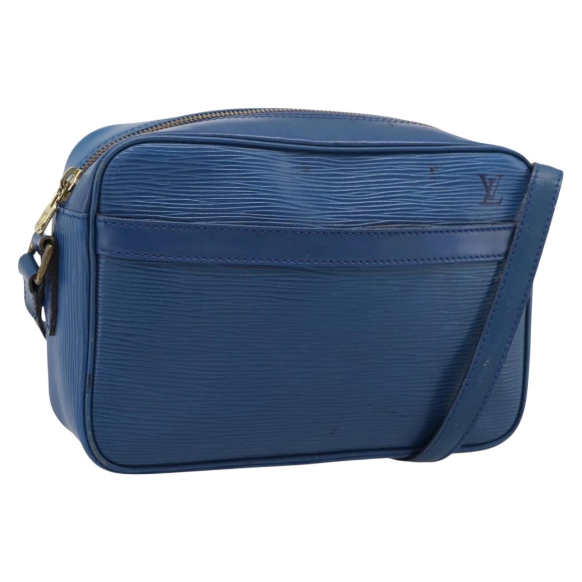 LOUIS VUITTON Epi Trocadero 23 Shoulder Bag Blue M52305 LV Auth 196855