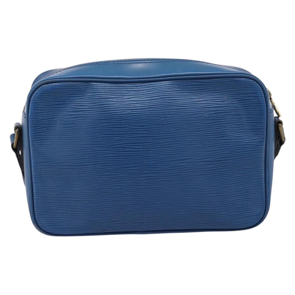 LOUIS VUITTON Epi Trocadero 23 Shoulder Bag Blue M52305 LV Auth 196855