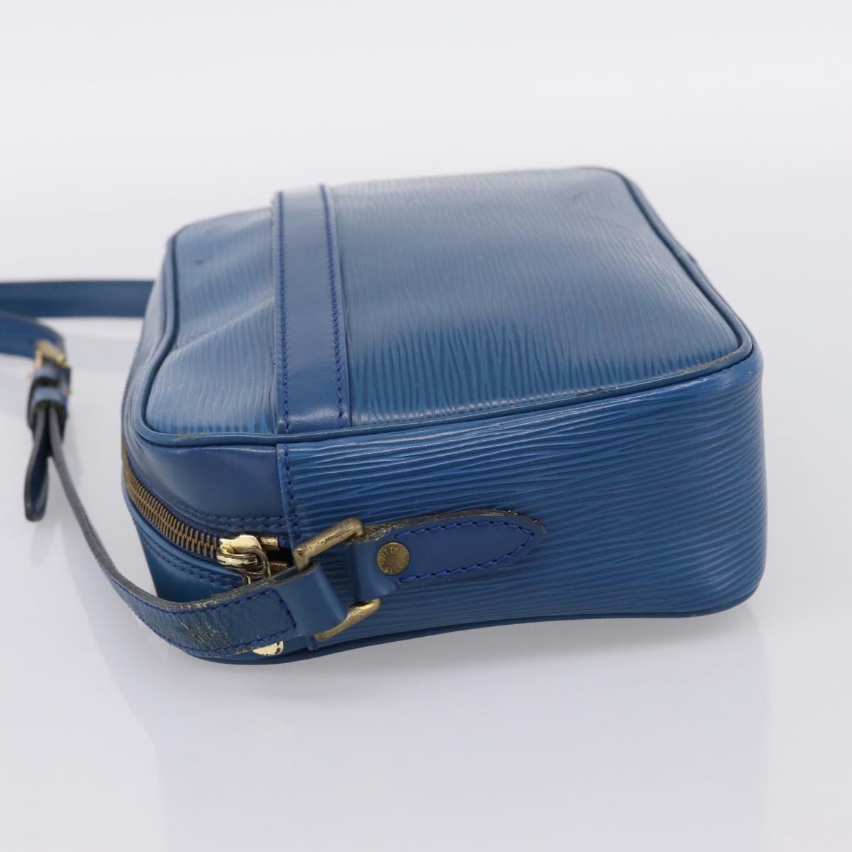 LOUIS VUITTON Epi Trocadero 23 Shoulder Bag Blue M52305 LV Auth 196855