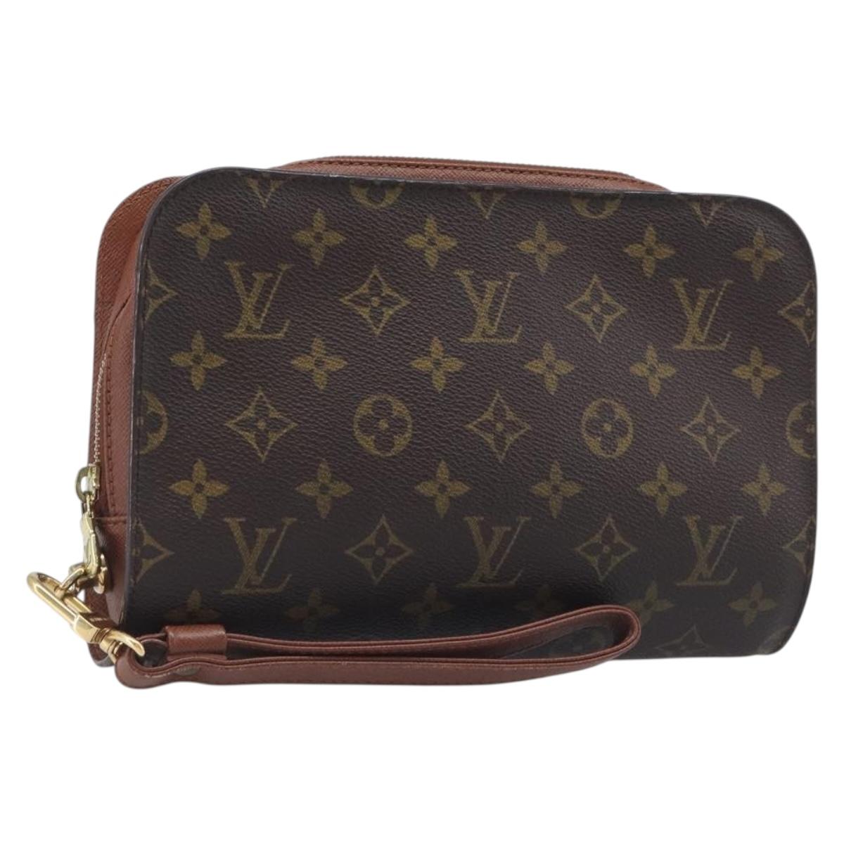 LOUIS VUITTON Monogram Orsay Clutch Bag M51790 LV Auth 196861