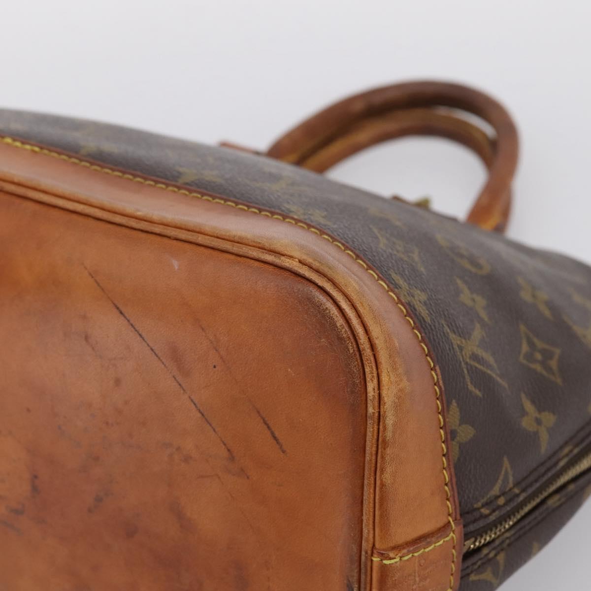 LOUIS VUITTON Monogram Alma PM Hand Bag M53151 LV Auth 196863