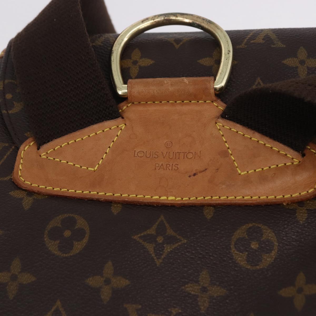 LOUIS VUITTON Monogram Montsouris GM Backpack M51135 LV Auth 196867