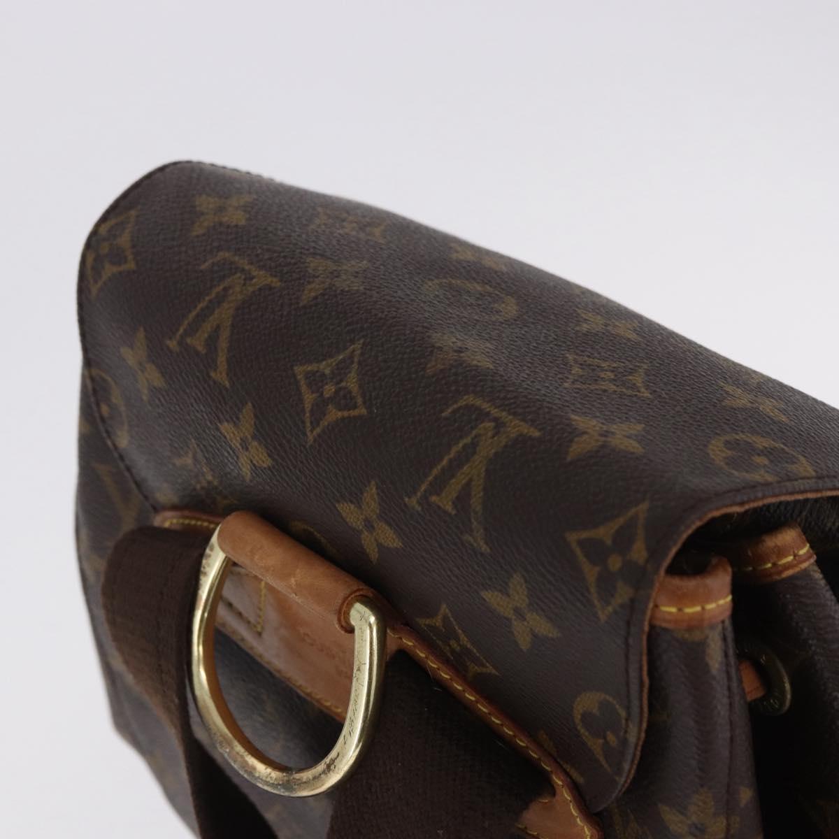 LOUIS VUITTON Monogram Montsouris GM Backpack M51135 LV Auth 196867