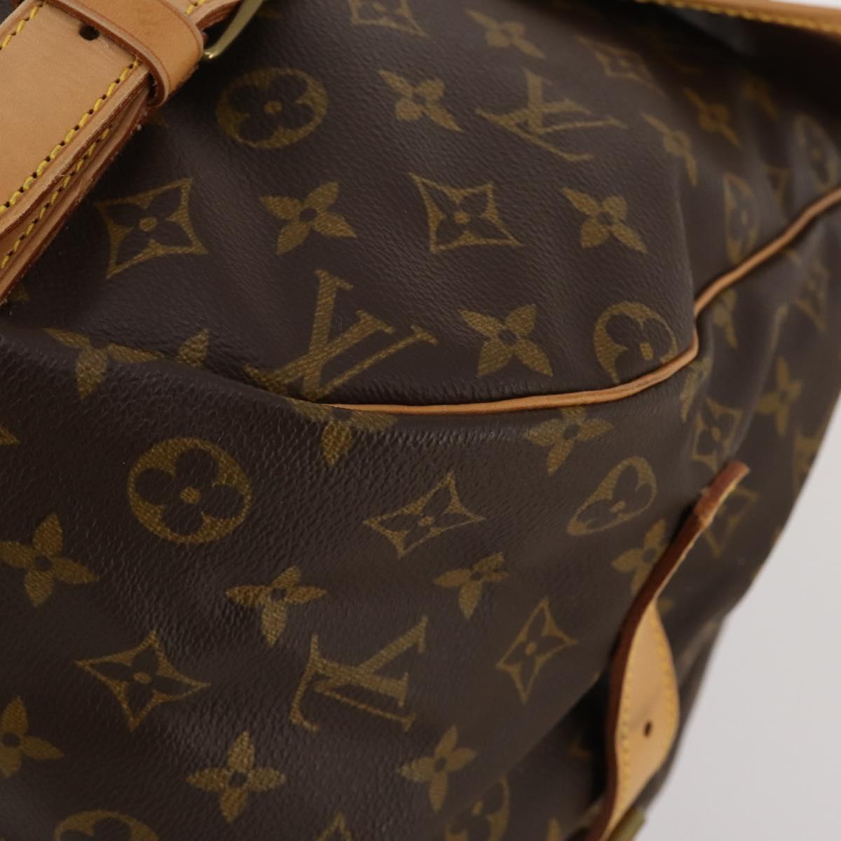 LOUIS VUITTON Monogram Saumur 43 Shoulder Bag M42252 LV Auth 196870SAV