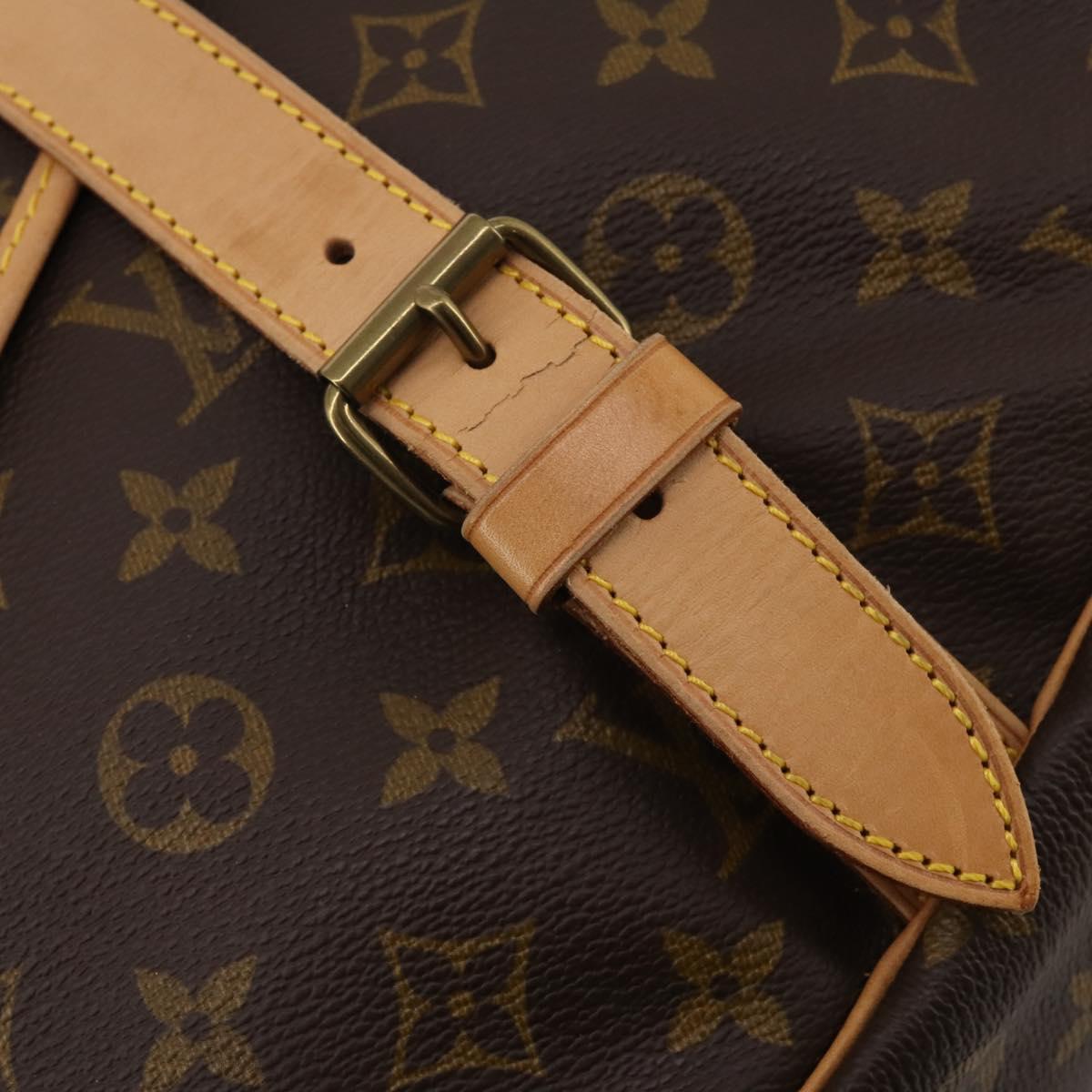 LOUIS VUITTON Monogram Saumur 43 Shoulder Bag M42252 LV Auth 196870SAV