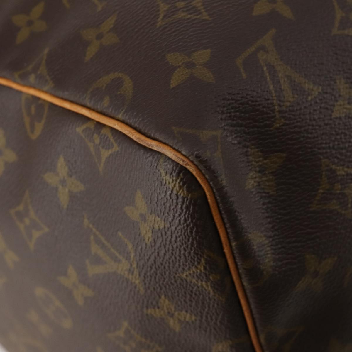 LOUIS VUITTON Monogram Keepall 55 Boston Bag M41424 LV Auth 196871V