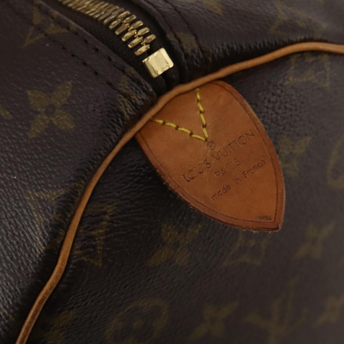 LOUIS VUITTON Monogram Keepall 55 Boston Bag M41424 LV Auth 196871V