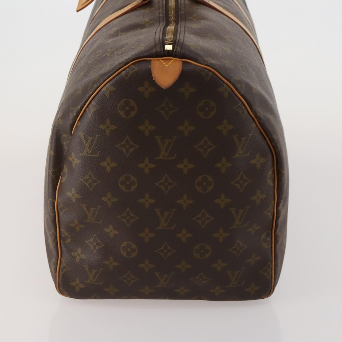LOUIS VUITTON Monogram Keepall 55 Boston Bag M41424 LV Auth 196871V