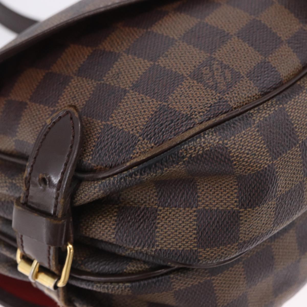 LOUIS VUITTON Damier Ebene Saumur 30 Shoulder Bag SPO N48081 LV Auth 196874